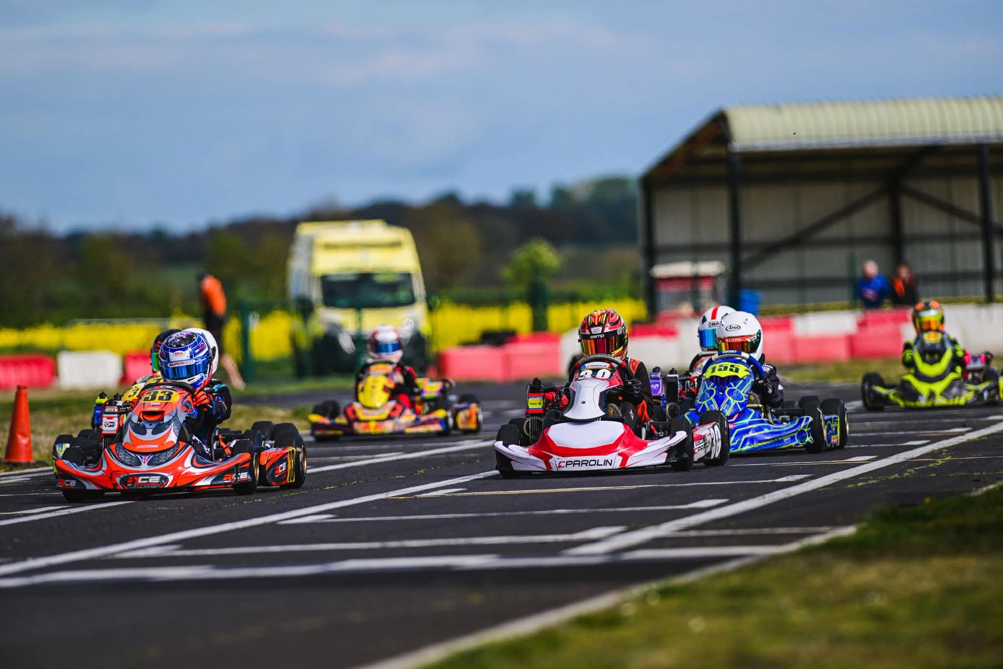 Karting Hero Background